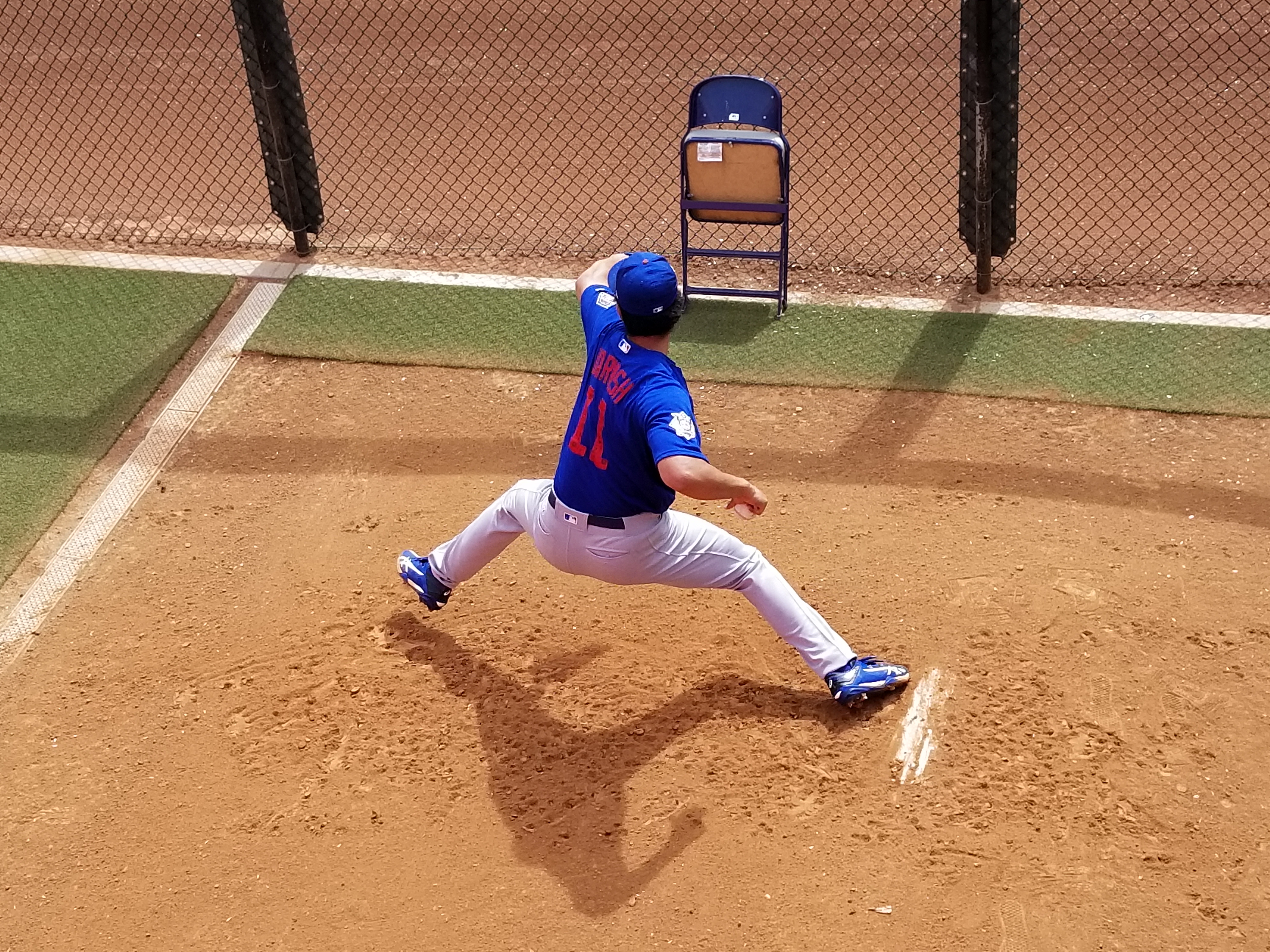 Yu Darvish 2018 spring training by Al